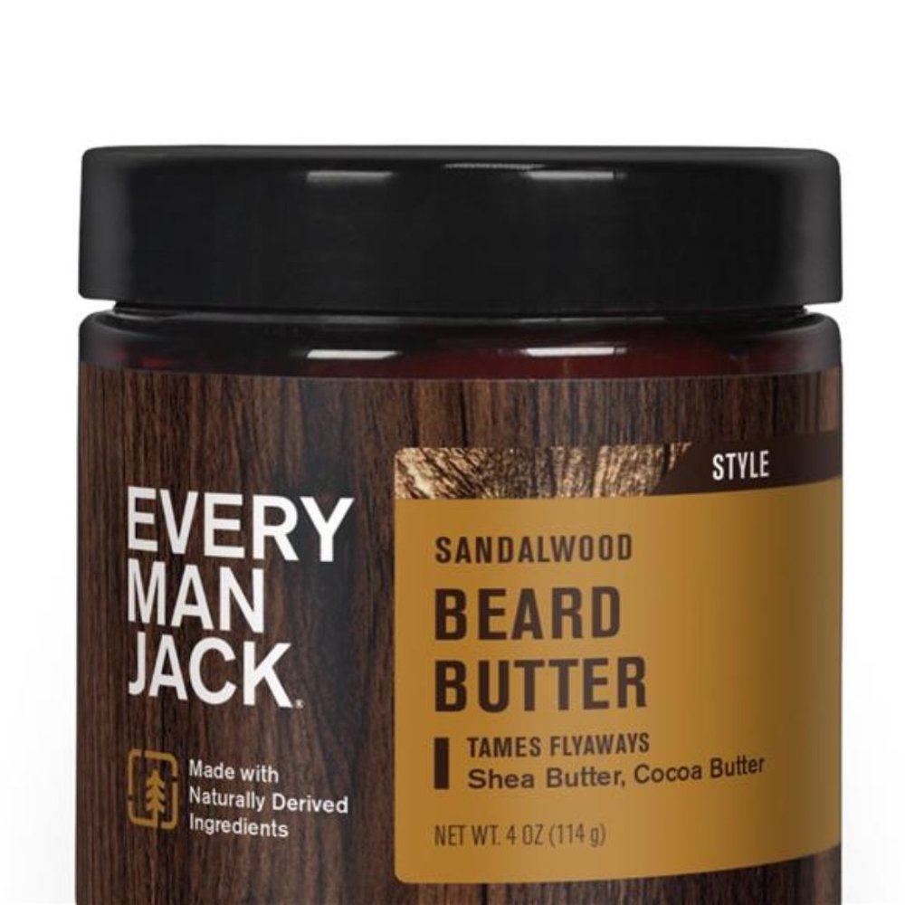 Every Man Jack Beard Butter  Light Sandalwood Scent - 4oz
